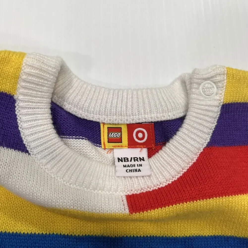Lego  One Piece Romper  Mix Stripe Outfit NWT - New Born